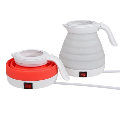 OEM Portable Food Grade Silicone Collapsible Electric Tea Kettle